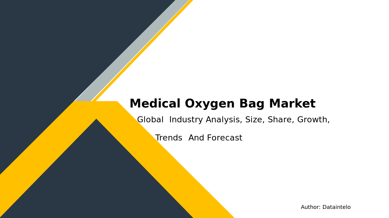 Medical Oxygen Bag Market Research Report 2032