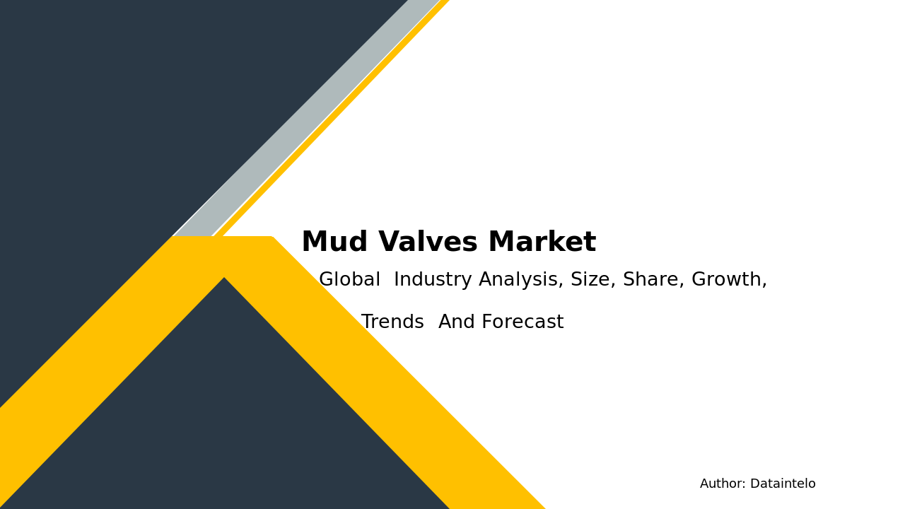 Request For Sample of Mud Valves Market Research Report 2032