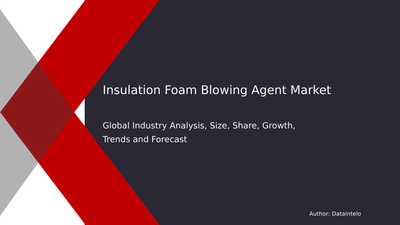 Request For Sample of Insulation Foam Blowing Agent Market Research Report 2032