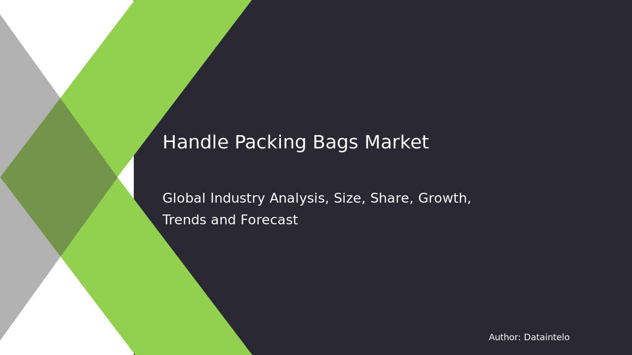 Request For Sample of Handle Packing Bags Market Research Report 2032