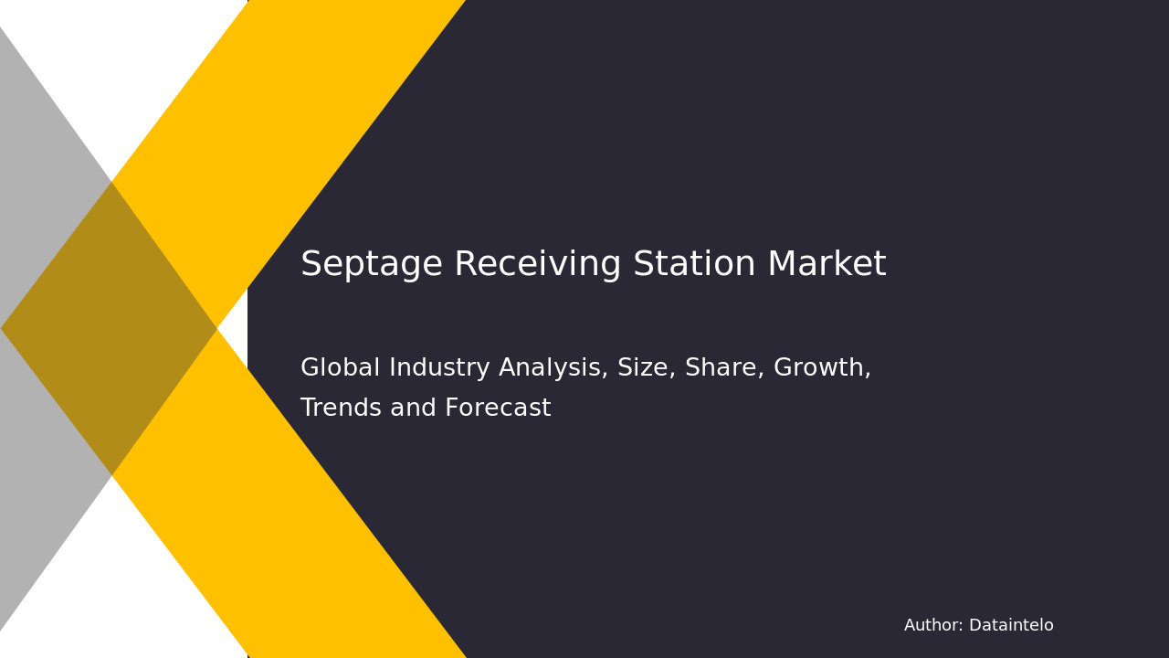 Request For Sample of Septage Receiving Station Market Research Report 2032