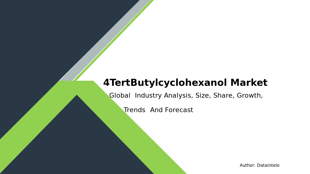 4-Tert-Butylcyclohexanol Market Research Report 2032