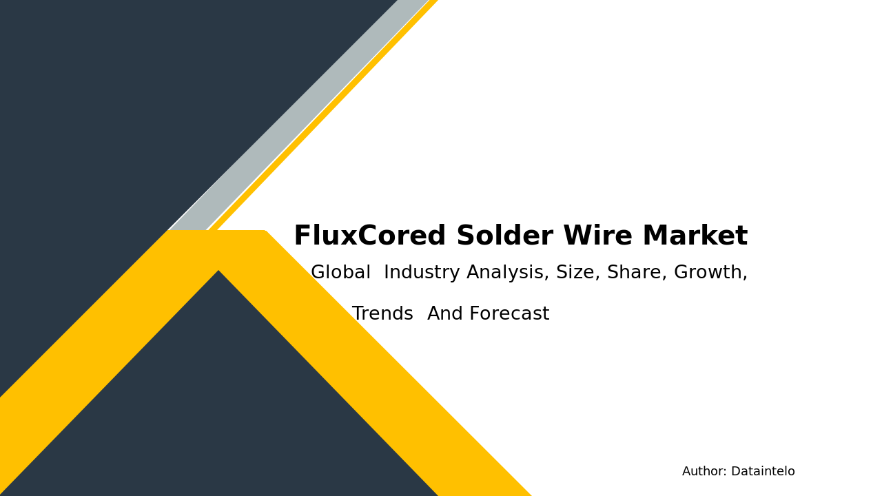 Request For Sample of Flux-Cored Solder Wire Market Research Report 2032