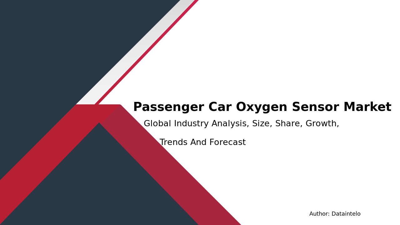 Passenger Car Oxygen Sensor Market Research Report 2032