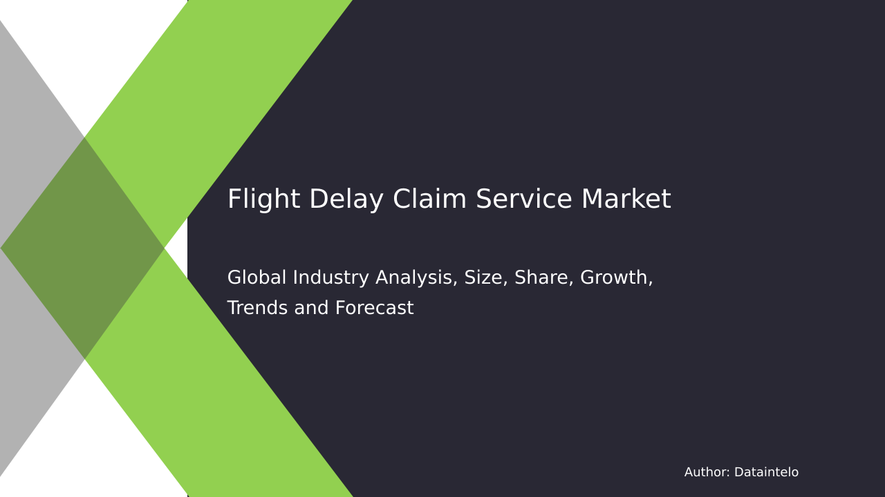 Flight Delay Claim Service Market Research Report 2032