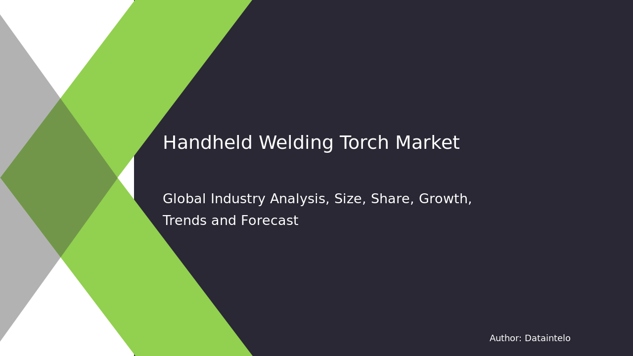 Request For Sample of Handheld Welding Torch Market Research Report 2032