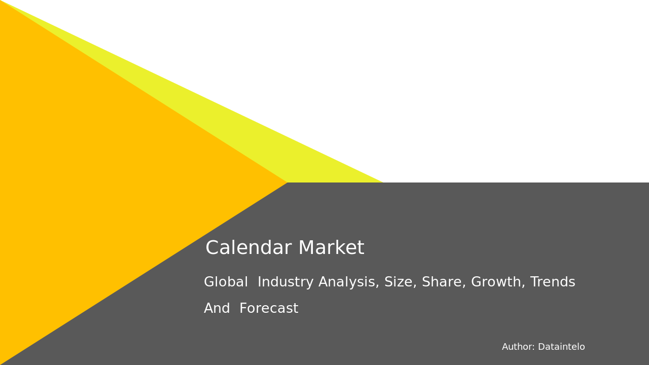 Calendar Market Research Report 2032